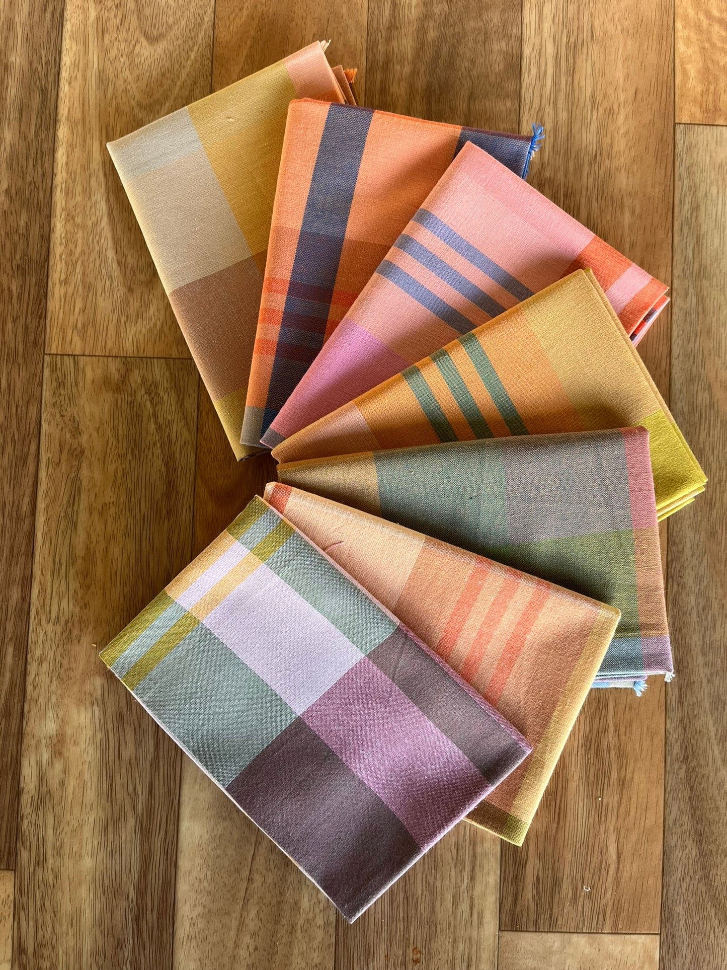 Lumiere Wide Happy Checkers Fat Quarter Bundle by Fableism