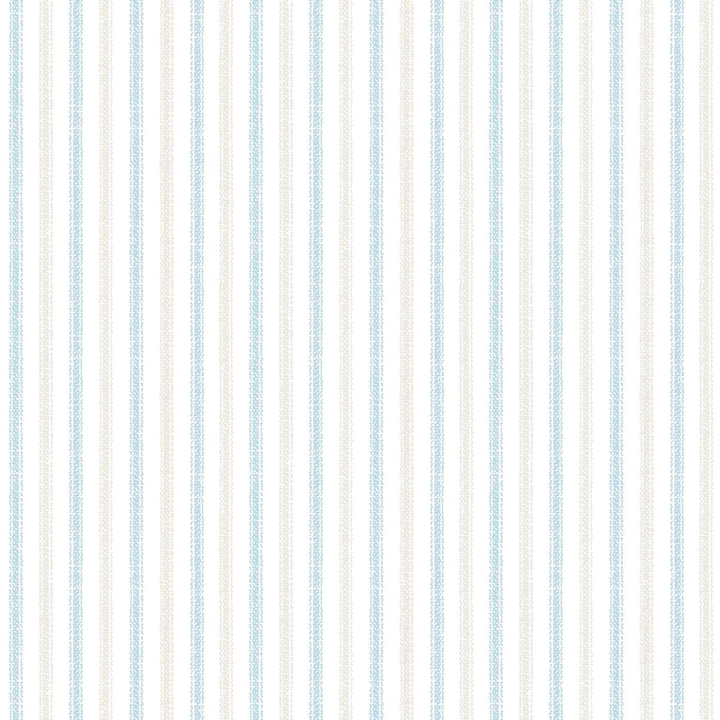 One Snowy Day Stripe Blue Ecru 10380BE Hannah Dale of Wrendale Studios for Maywood Studio (sold in 25cm increments)