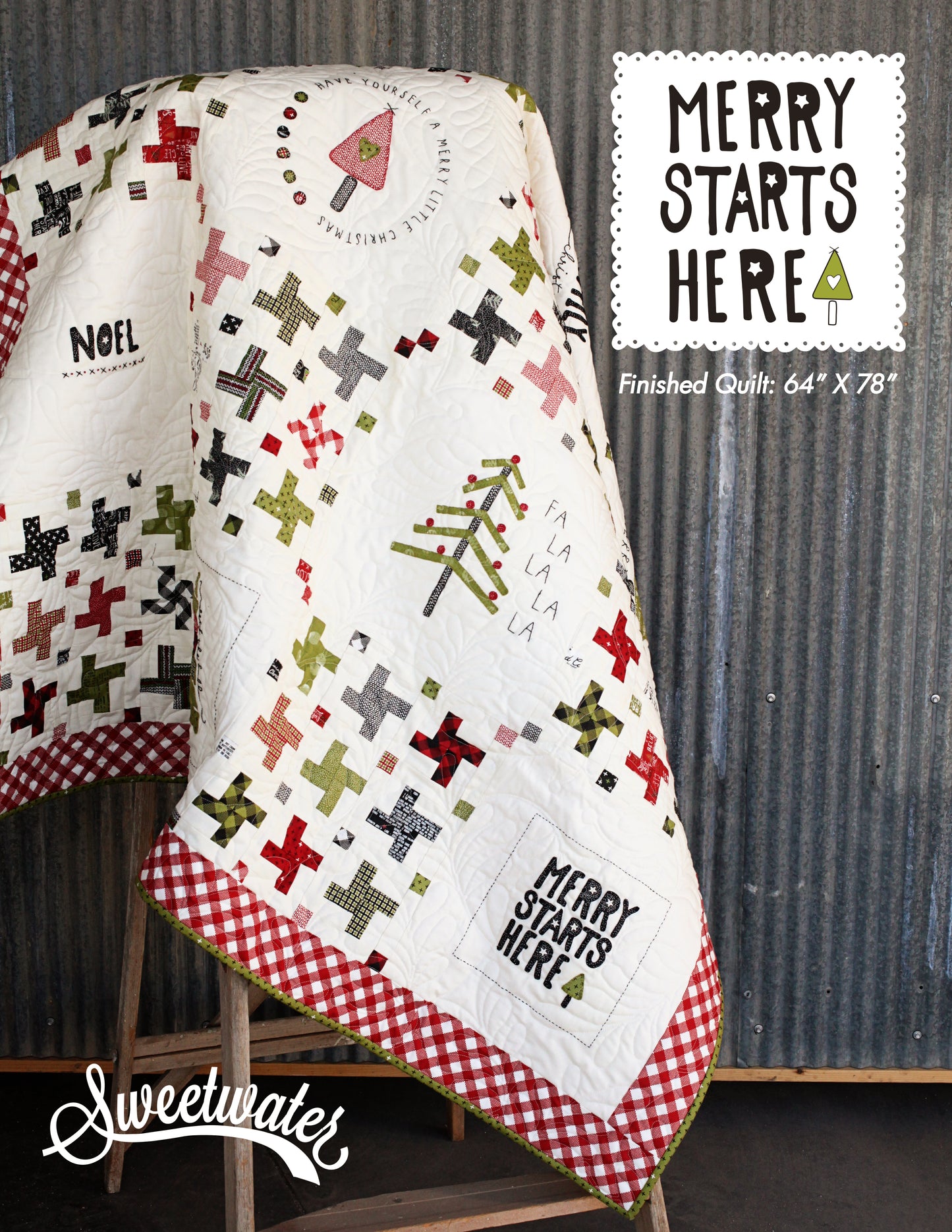Merry Starts Here Quilt Pattern by Sweetwater