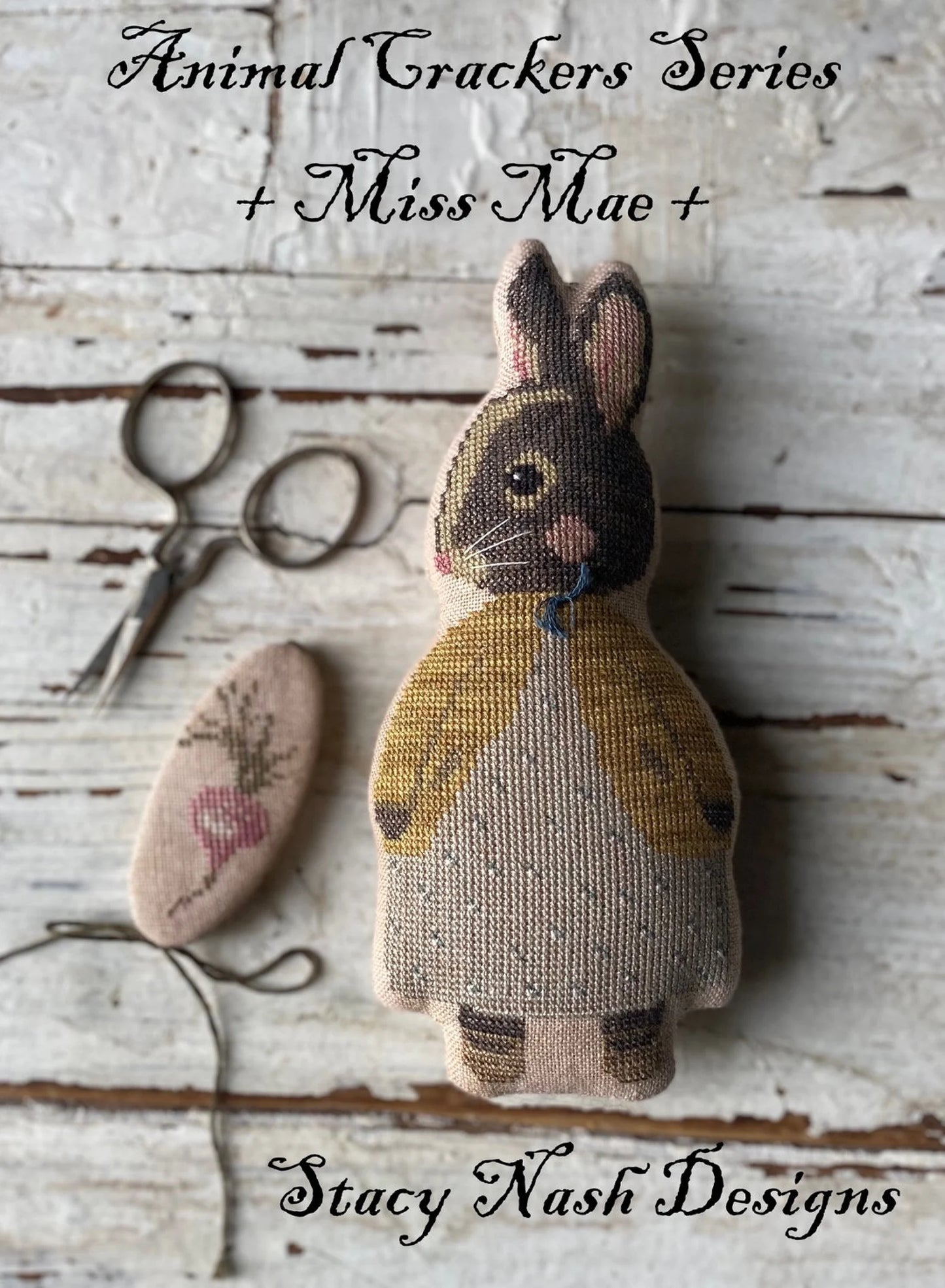 Animal Crackers Maggie Mae Cross Stitch Pattern by Stacy Nash