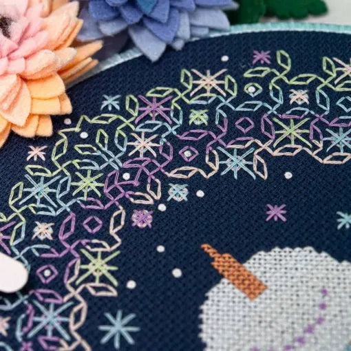 Magical Snowflakes Cross Stitch Pattern by Counting Puddles