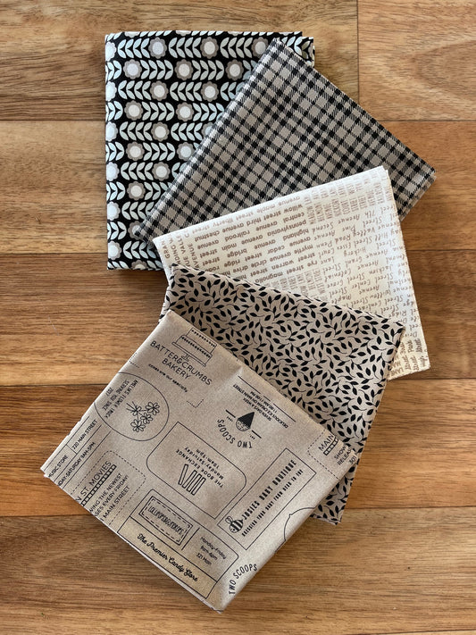 Main Street Taupe Fat Quarter Bundle by Sweetwater for Moda Fabrics