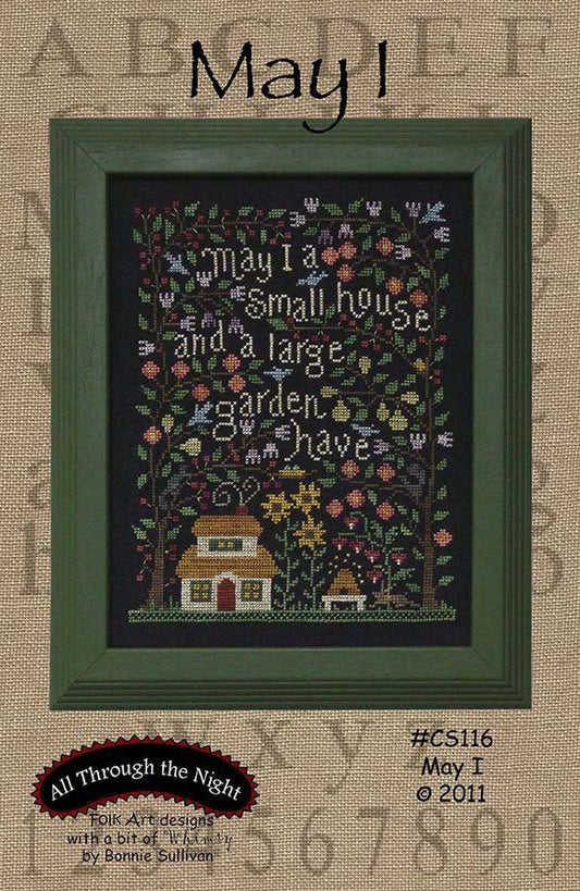 May I Cross Stitch Pattern by All Through the Night