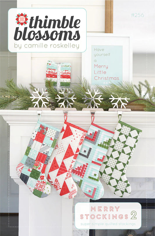 Merry Stockings 2 Quilt Pattern Thimble Blossoms