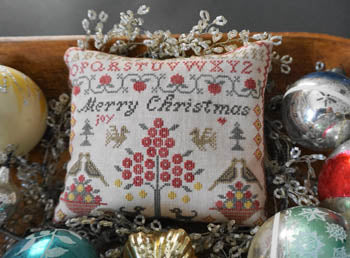 A Merry Christmas Sampler Cross Stitch Pattern by La-D-Da
