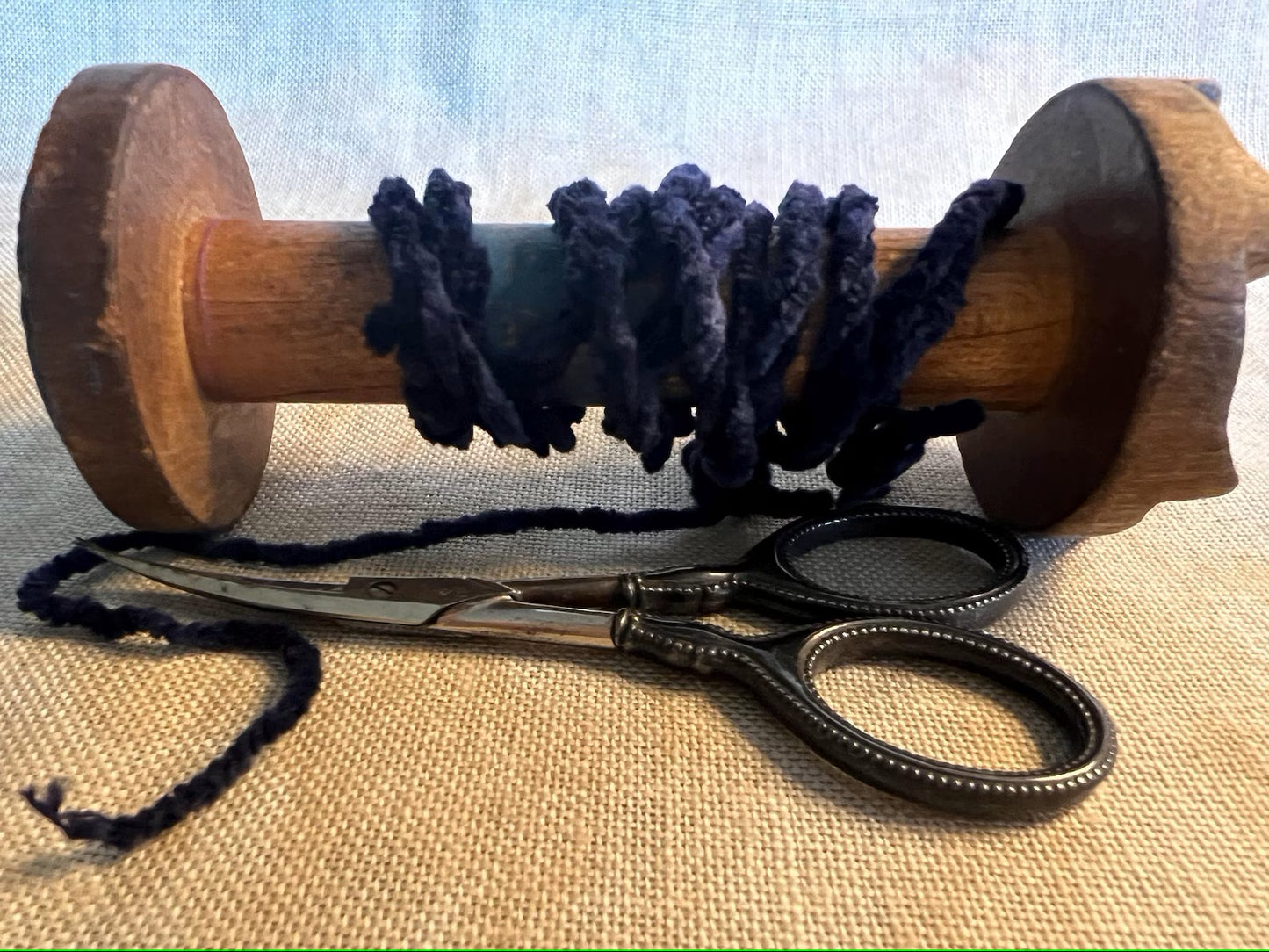 Miguels Navy Chenille by Dames of the Needle