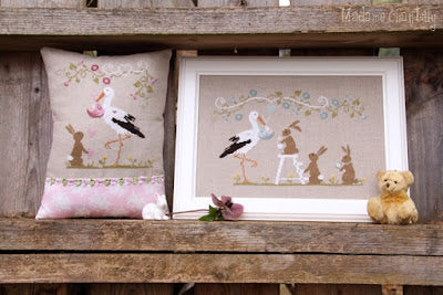 New Born Cross Stitch Pattern by Madame Chantilly