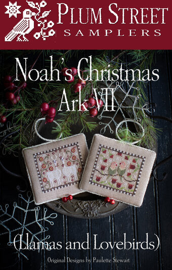 Noah's Christmas Ark VII Cross Stitch Pattern Plum Street Samplers