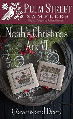 Noah's Christmas Ark VI Cross Stitch Pattern Plum Street Samplers