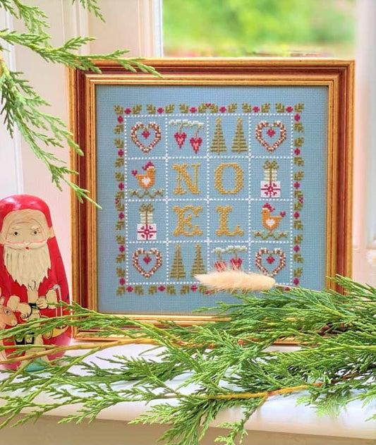Noel Boxes Cross Stitch Kit by Historical Sampler Company