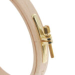 Nurge Embroidery Hoop No. 6- Wooden Screwed 8MM Beechwood 10"/250MM