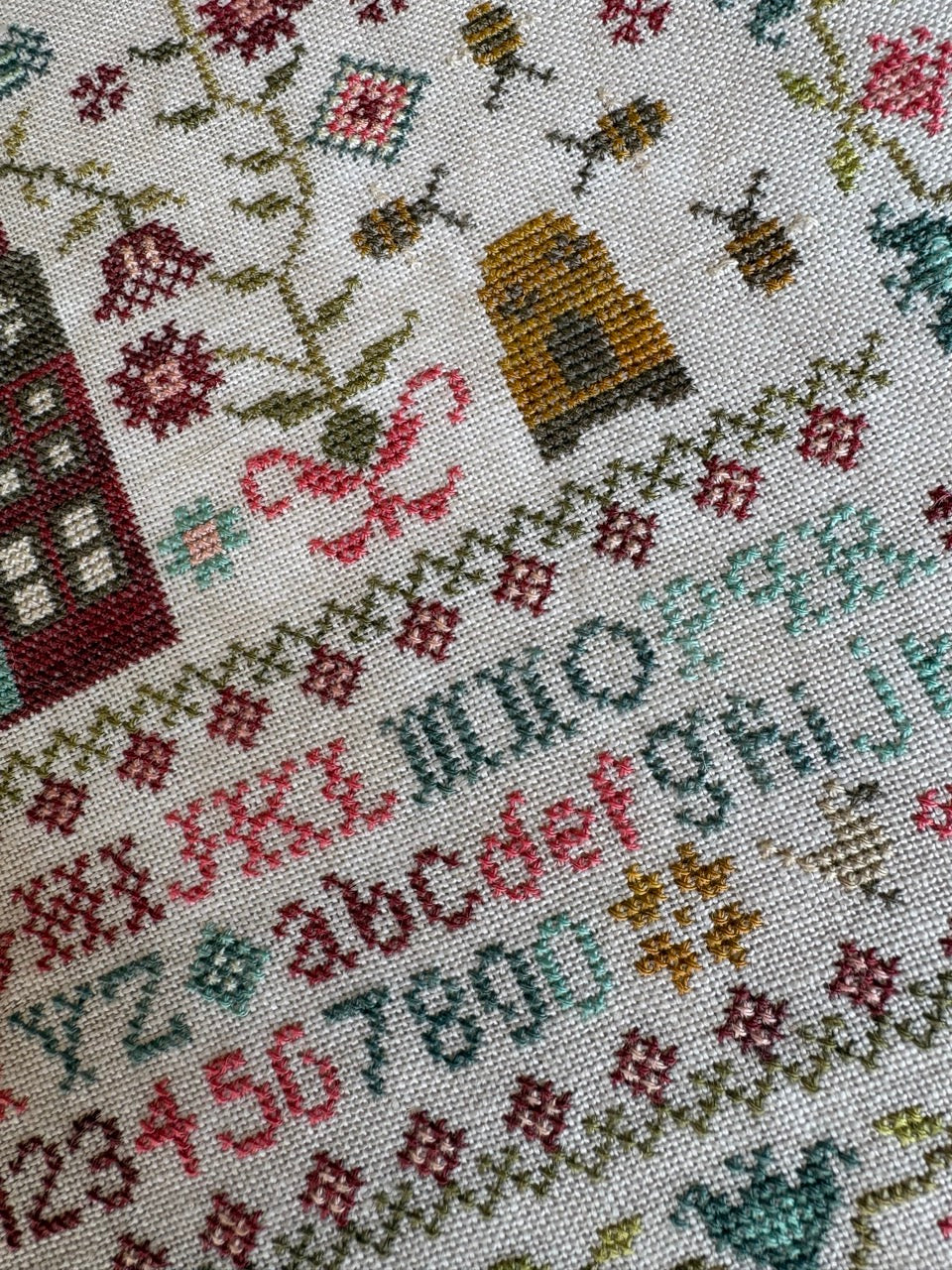 Oh Sweet Summer Cross Stitch Pattern Pansy Patch Quilts and Stitchery