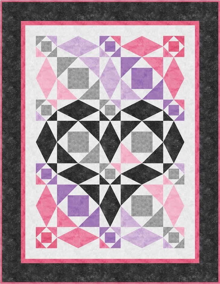 Our Hearts Will Go On Quilt Pattern by Karen Bialik of The Fabric Addict