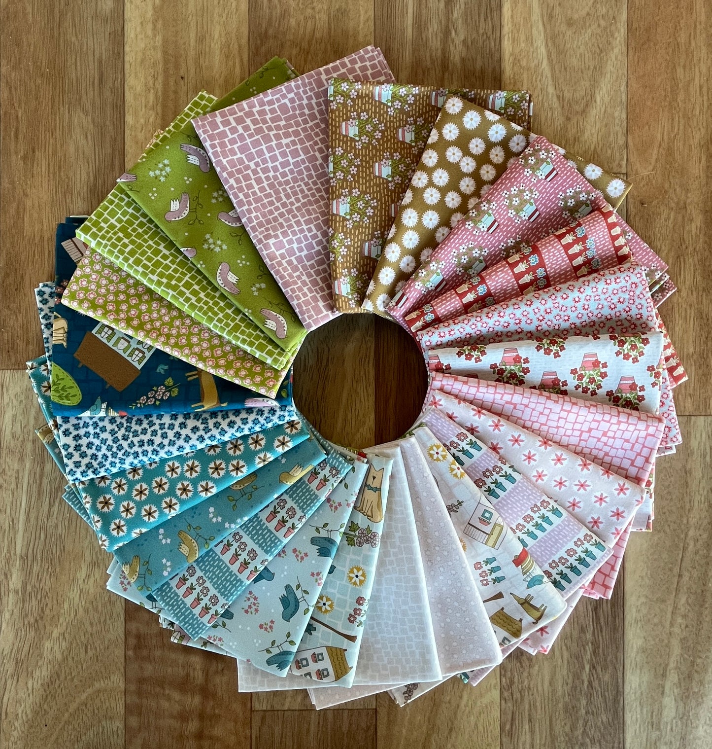 Out & About Fat Eighth Bundle by Natalie Bird for Devonstone Fabrics