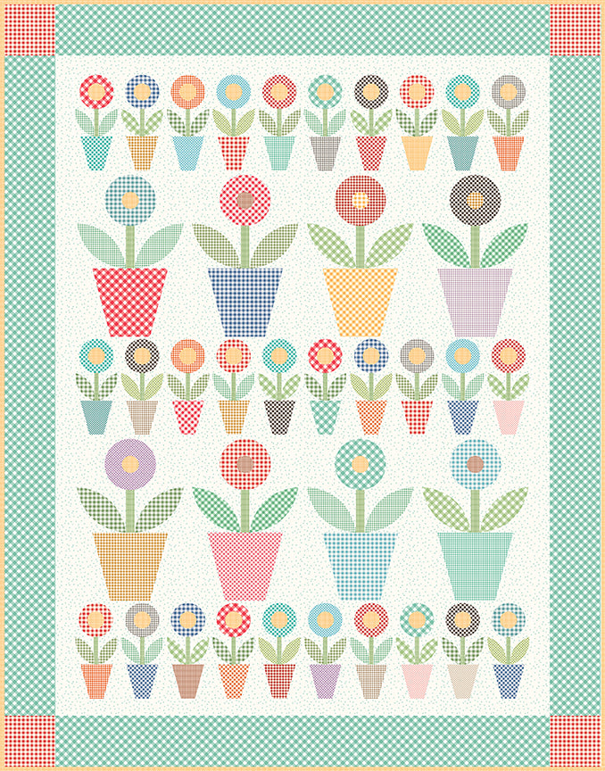 Gingham Garden Quilt Pattern by Lori Holt of Bee in my Bonnet