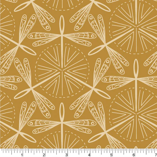 Upstate Dragonfly Waltz PH0543 by Second Nature for Phoebe Fabrics (sold in 25cm increments