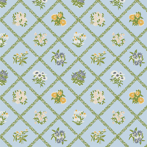 Potager Cottage Garden Scented PTG43401 by Sharon Holland for Art Gallery Fabrics (sold in 25cm increments)