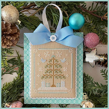 Pastel Collection 8 Frosty Christmas Cross Stitch Pattern Country Cottage Needleworks