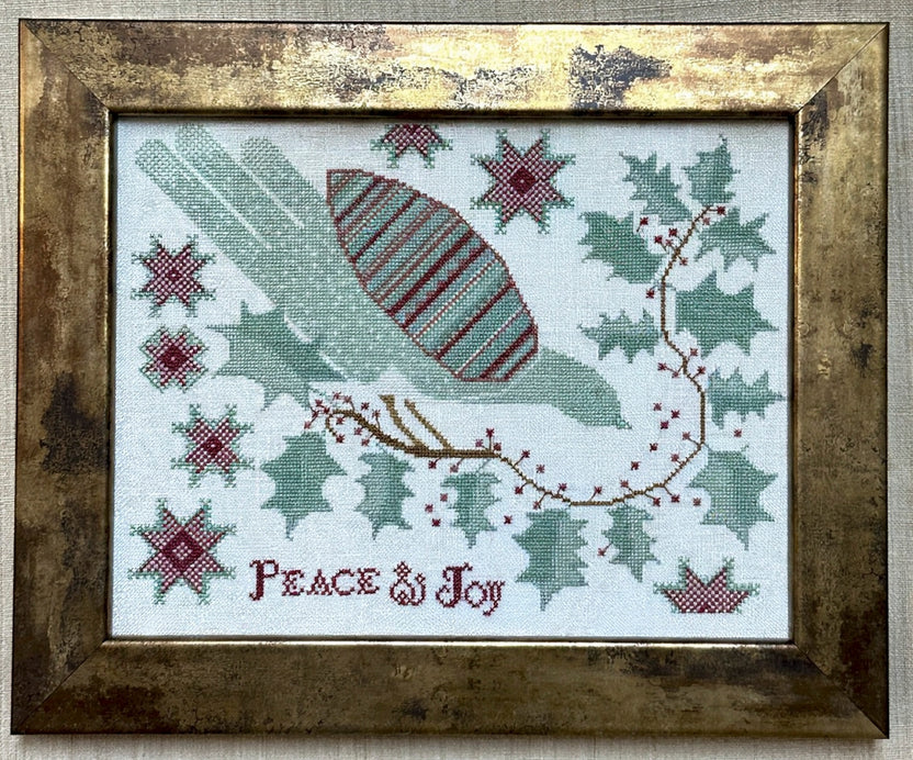 Peace & Joy Cross Stitch Pattern by Kathy Barrick