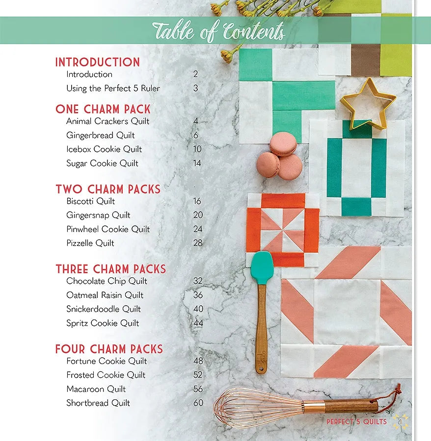 Perfect 5 Quilts Book by It's Sew Emma