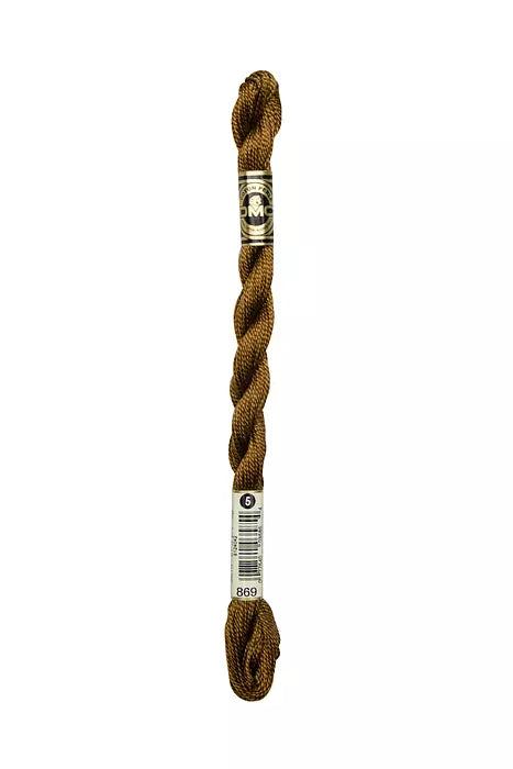 DMC 869 Coffee Perle #5 Cotton