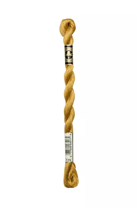 DMC 729 Honey Perle #5 Cotton