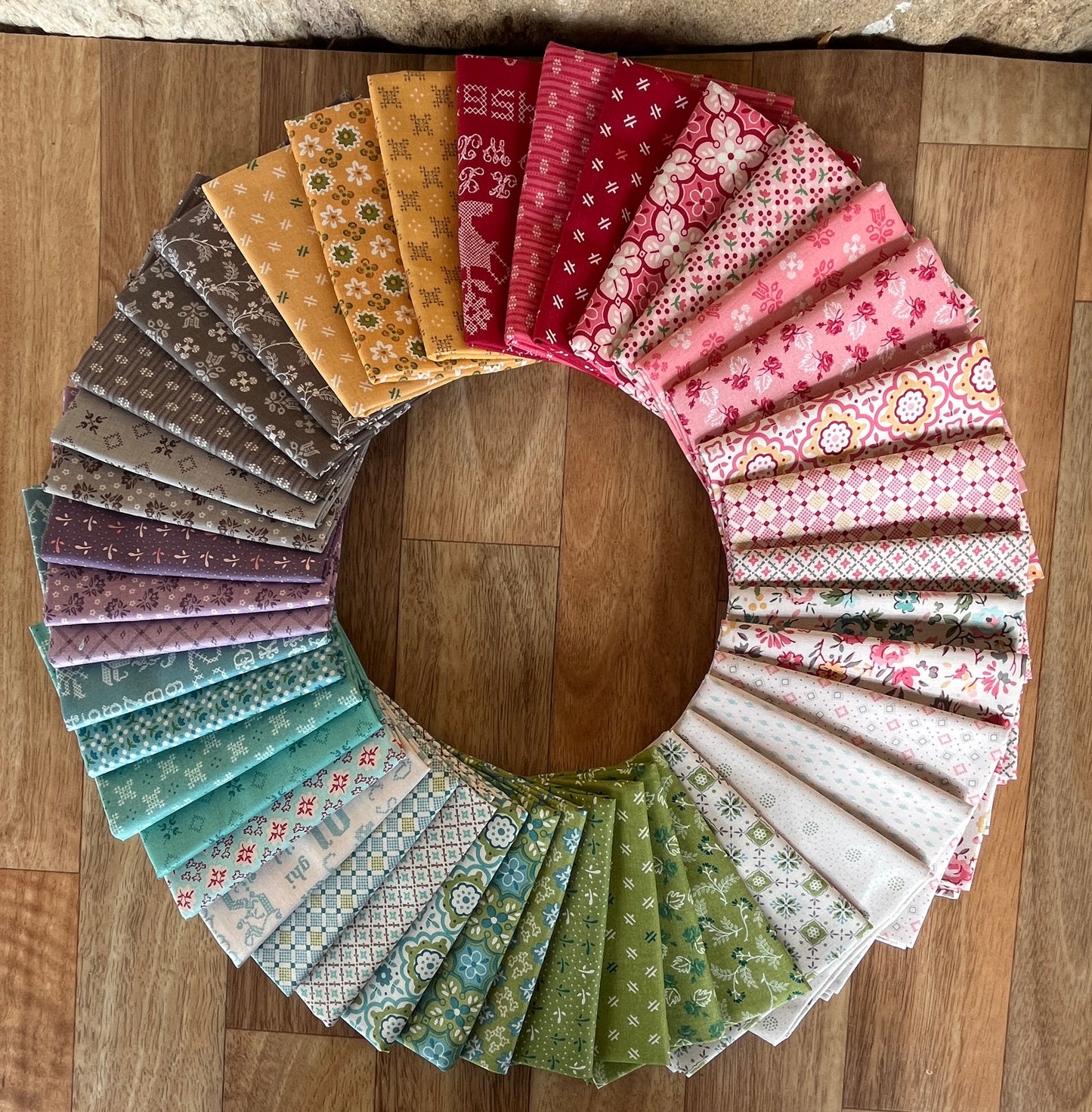 Piece & Plenty Fat Eighth Bundle by Lori Holt for Riley Blake Designs