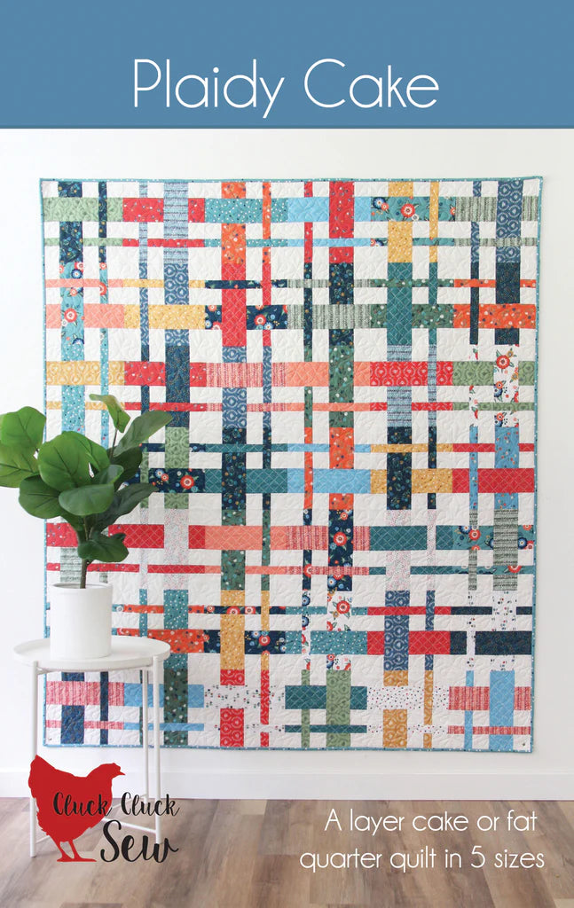 Plaidy Cake Quilt Pattern by Cluck Cluck Sew