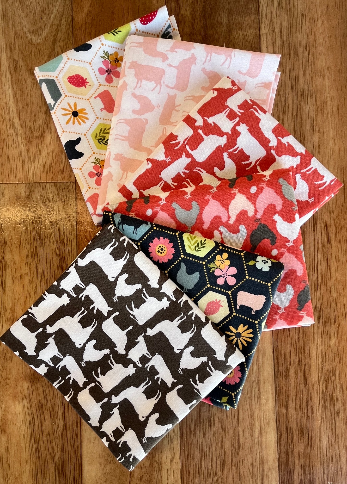 Poppie Cotton Animals Fat Quarter Bundle