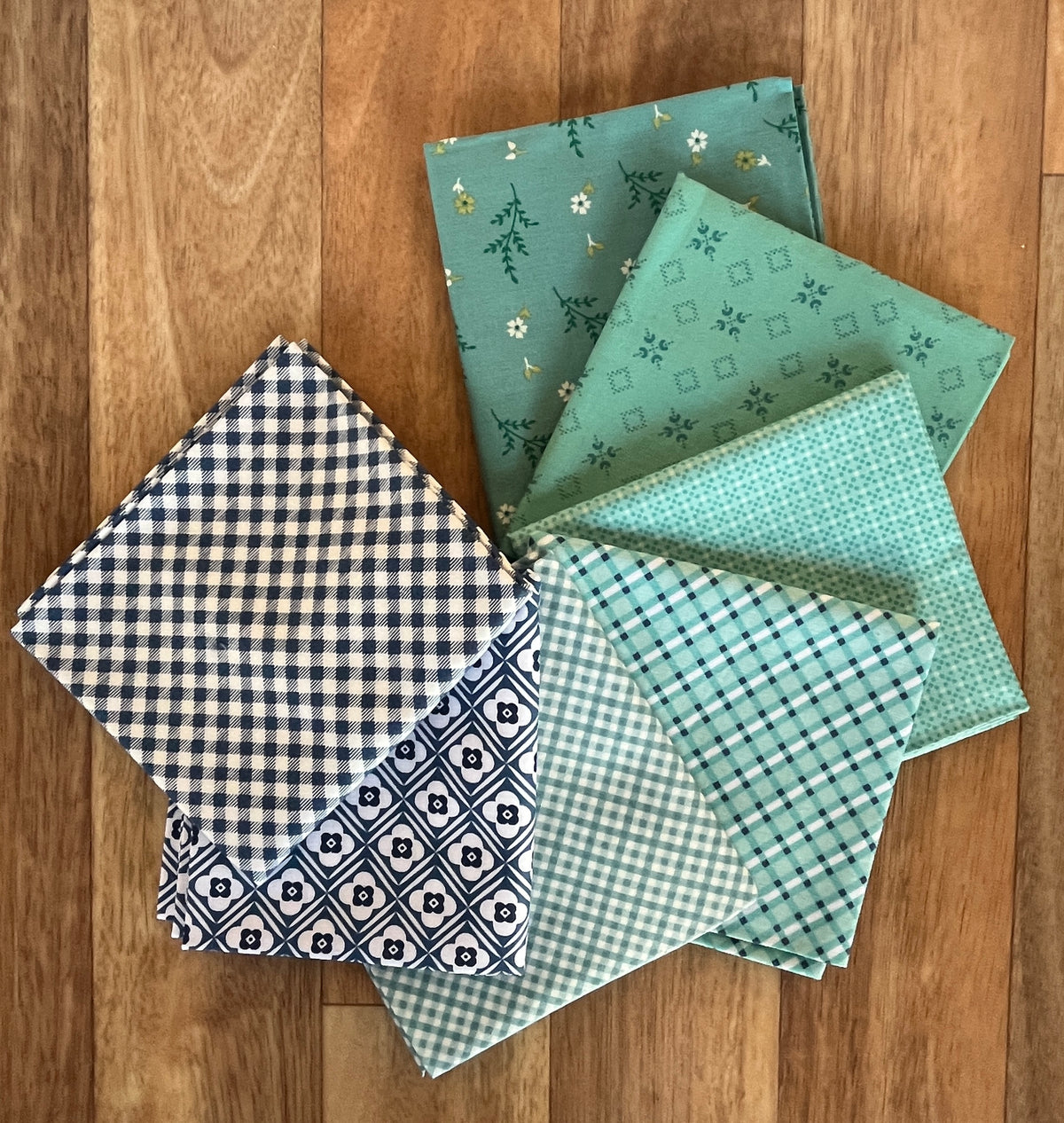 Blues Fat Quarter Bundle Lori Holt for Riley Blake Designs