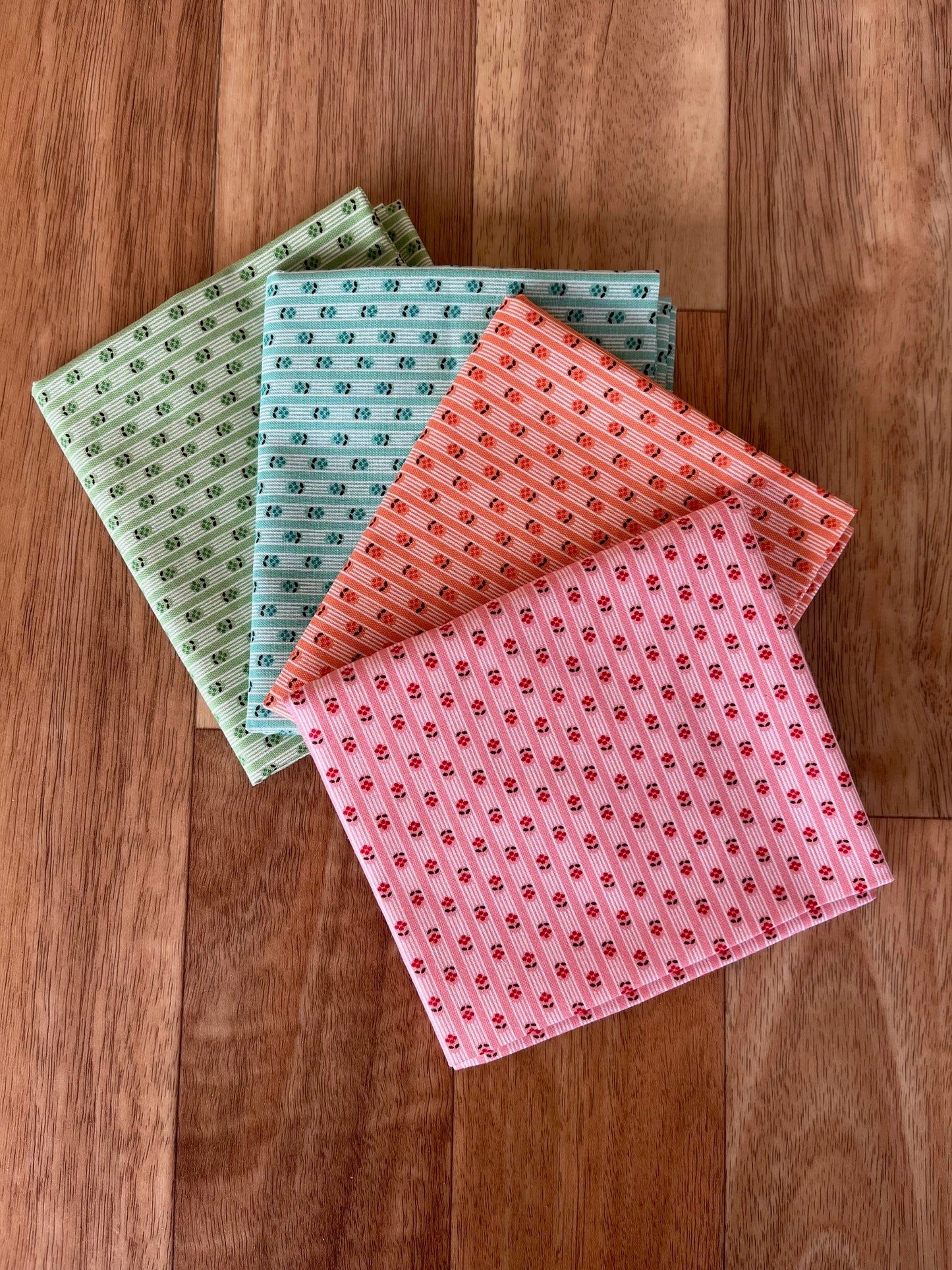Prim Stripes Fat Quarter Bundle by Lori Holt for Riley Blake Fabrics