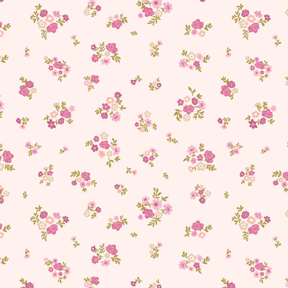 Primrose & Parsley Briar Rose Blush PR26834 by Michal Marko for Poppie Cotton (sold in 25cm increments)