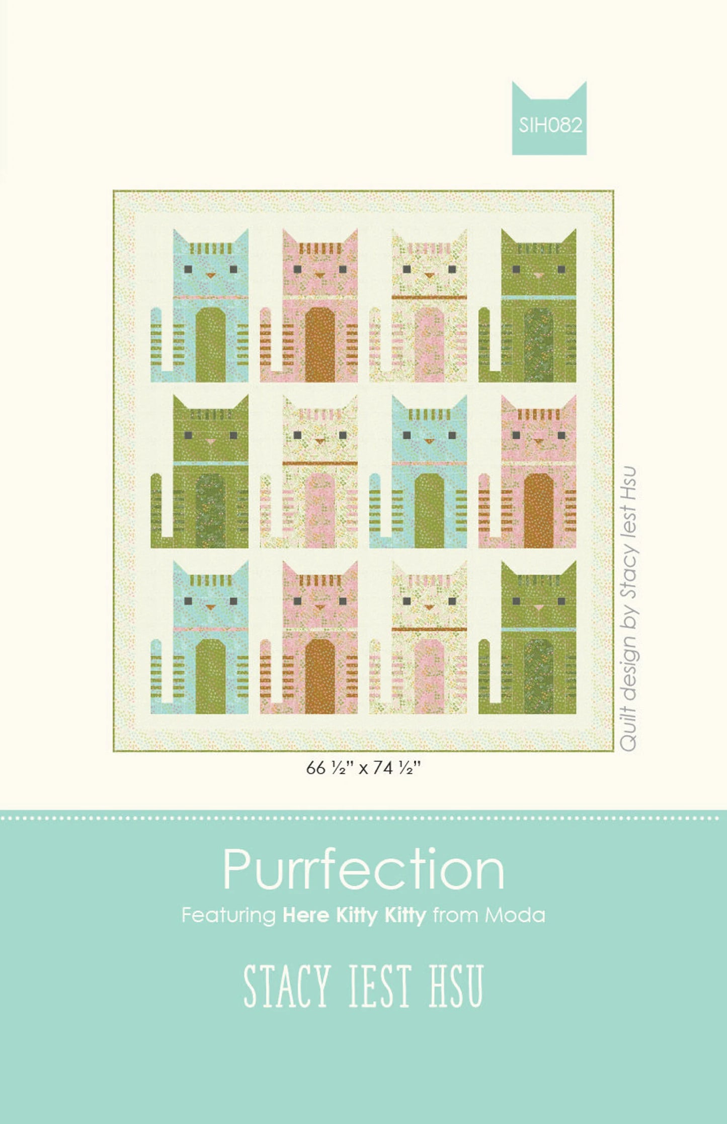 Purrfection Quilt Pattern by Stacy Iest Hsu
