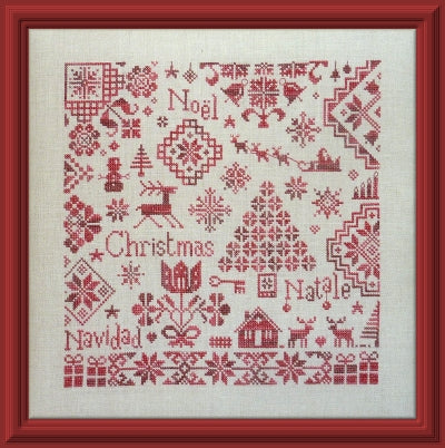 Quaker de Noel Cross Stitch pattern by Jardin Prive