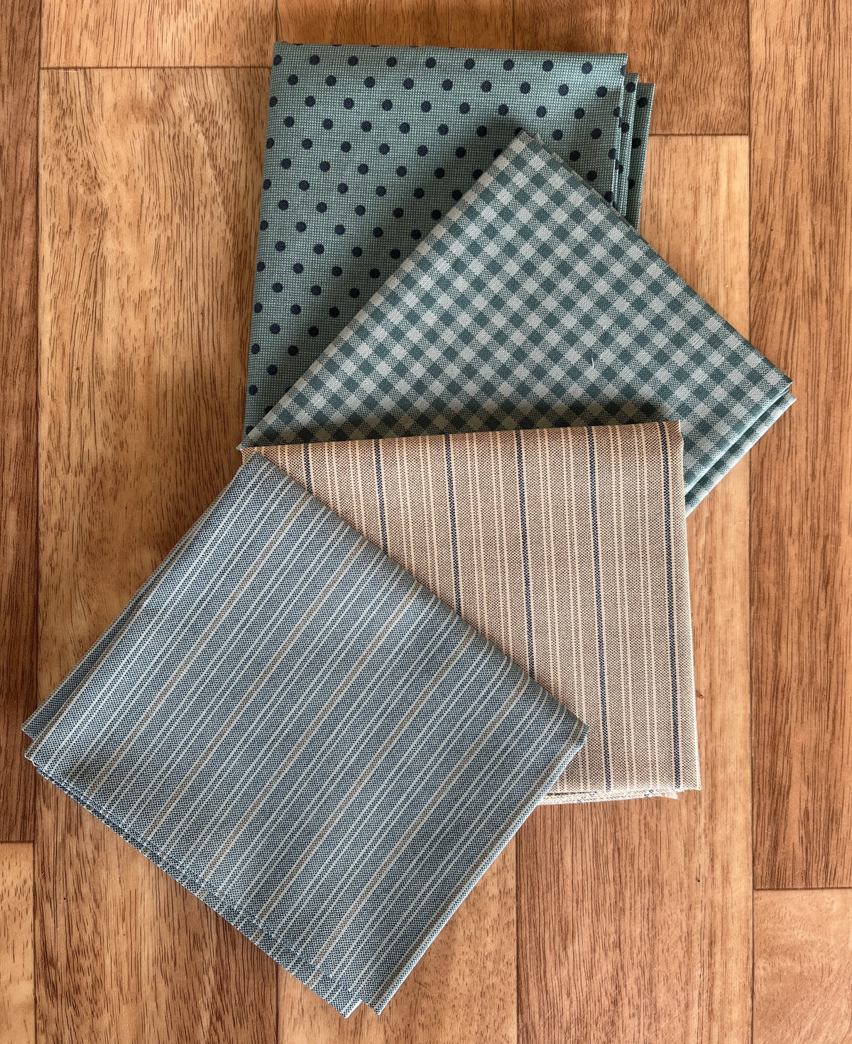 Quiltessential Mini Blues Fat Quarter Bundle by Laundry Basket Quilts for Andover Fabrics