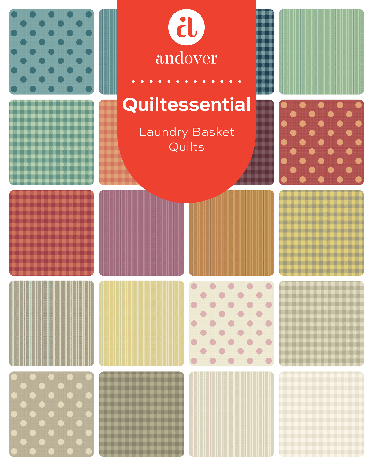 Quiltessential Double Stripe Sequoia A1672G by Laundry Basket Quilts for Andover Fabrics (sold in 25cm increments)