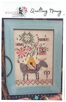 Quilting Nanny Cross Stitch Pattern by Quaint Rose Needlearts