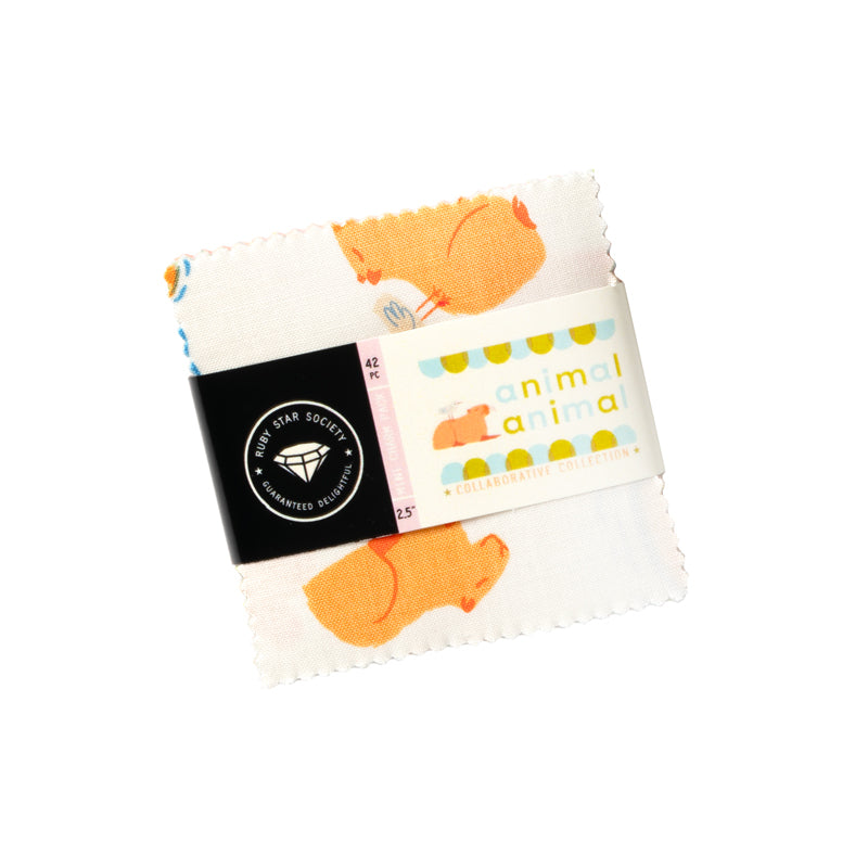 Animal Animal Mini Charm Pack by Ruby Star Society for Moda fabrics