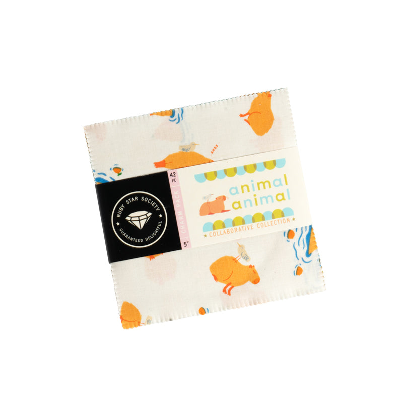 Animal Animal Charm Pack by Ruby Star Society for Moda fabrics