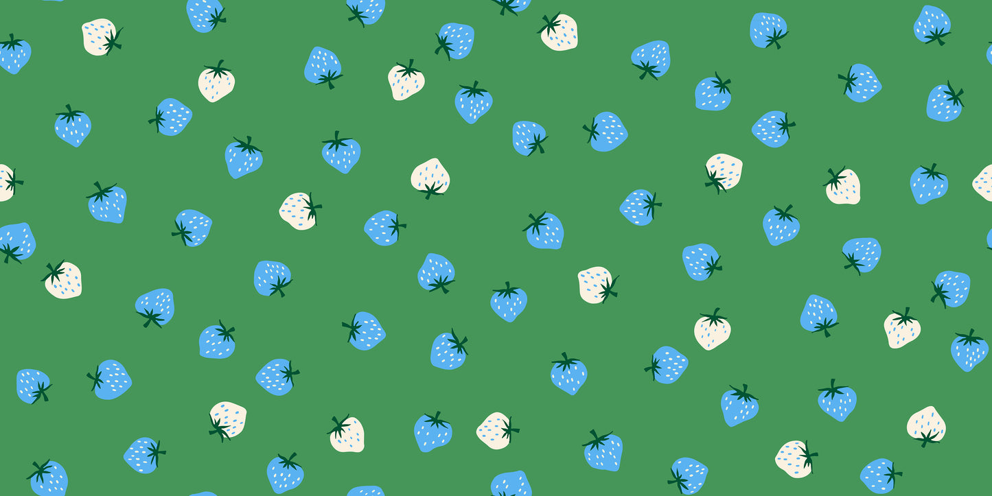 Strawberry Toss Broccolini S308519 by Kimberly Kight of Ruby Star Society (sold in 25cm increments)
