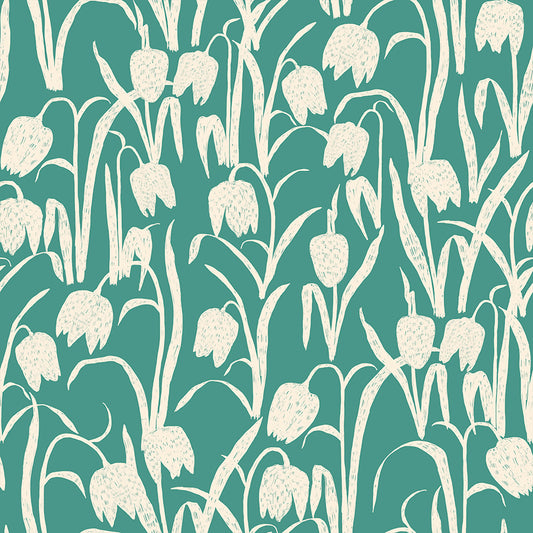 Reimagined Landscapes Fritillaria Watercress RS605214 by Jen Hewett for Ruby Star Society (Sold in 25cm increments)