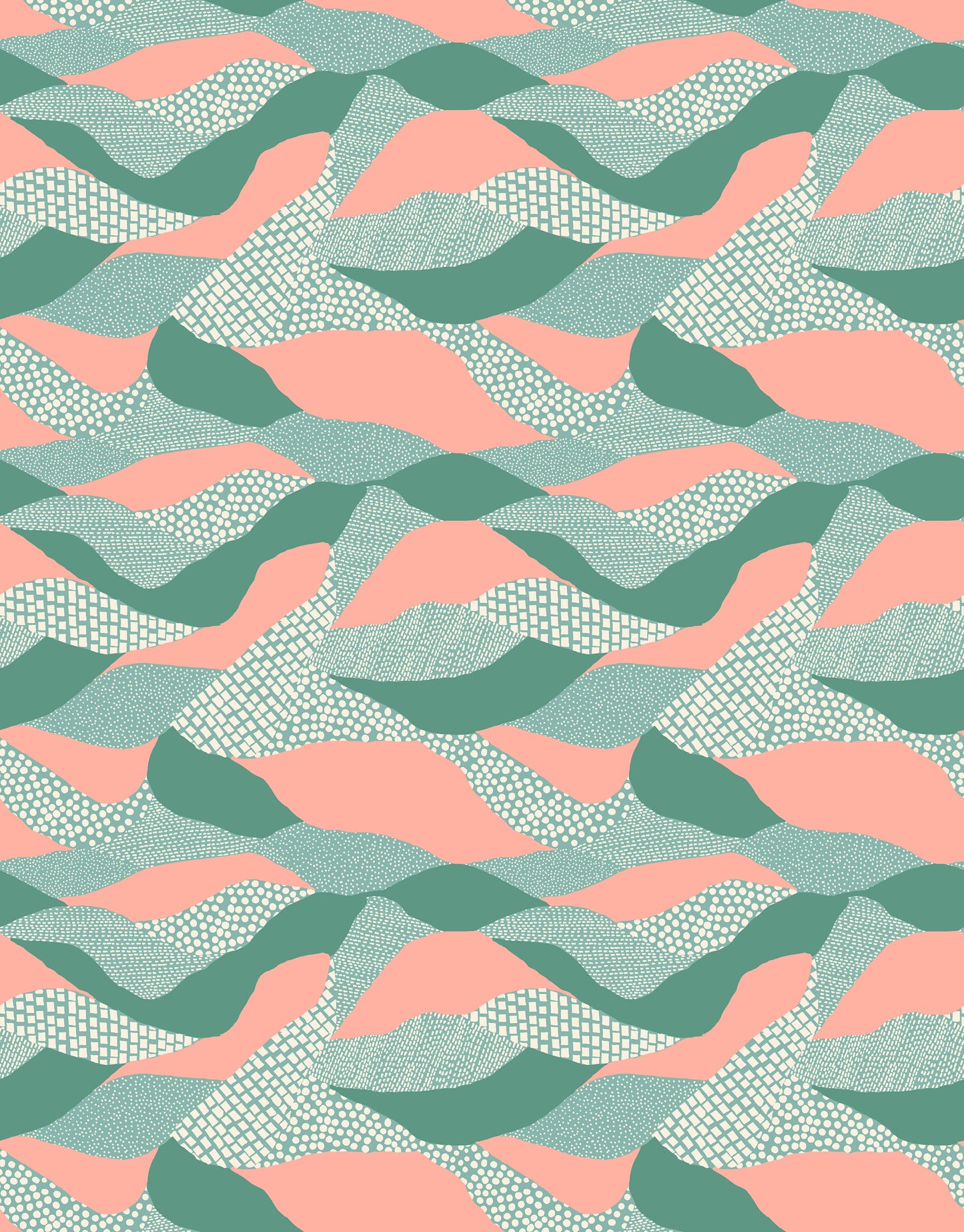 Reimagined Landscapes Lands End Water RS605314 by Jen Hewett for Ruby Star Society (Sold in 25cm increments)