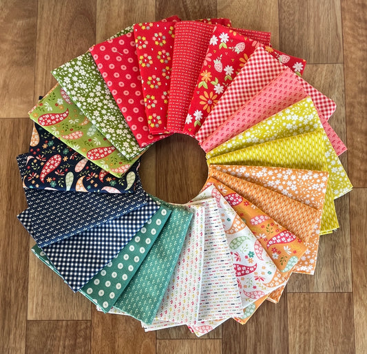 Raspberry Summer Fat Quarter Bundle by Sherri & Chelsi for Moda Fabrics