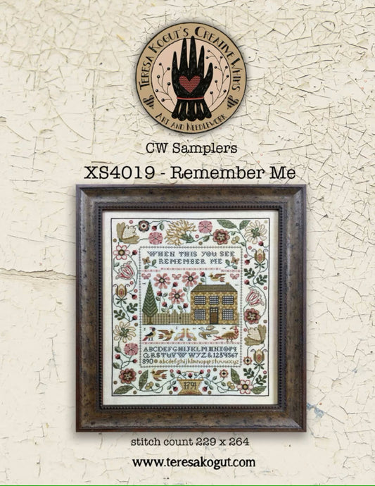 Remember Me Cross stitch pattern by Teresa Kogut