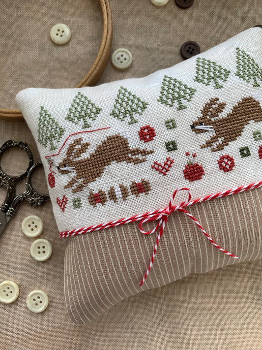 Running With Needle & Thread Cross Stitch Pattern by Stitches by Ethel