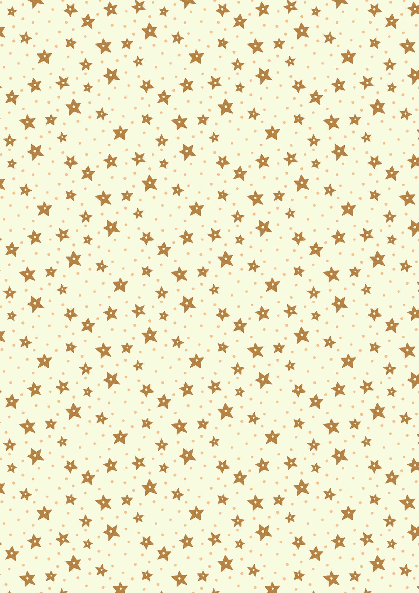 All is Bright Stars on Cream SH32A by Stuart Hillard for Lewis & Irene Fabrics (sold in 25cm increments)