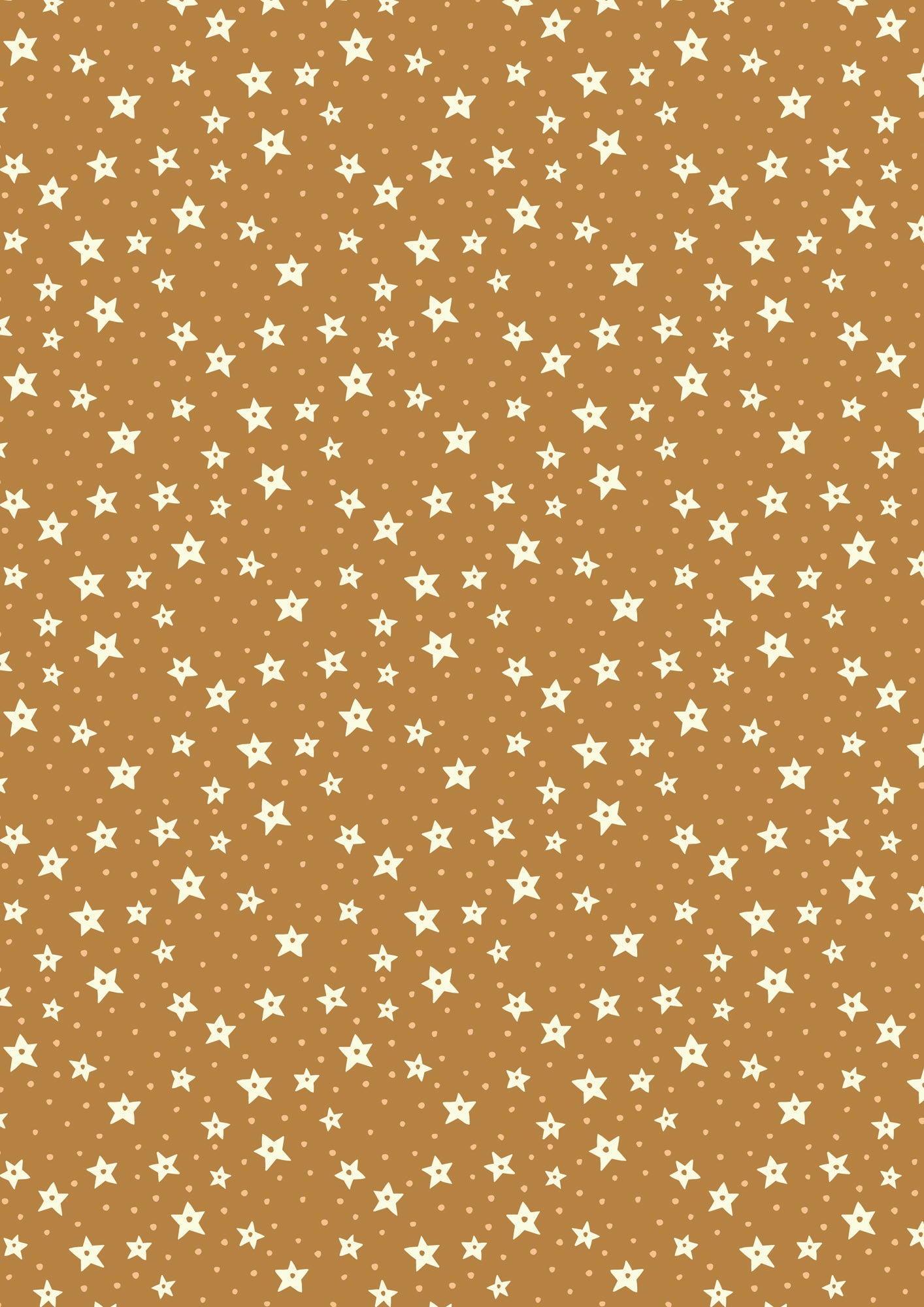 All is Bright Stars on Gold SH32B by Stuart Hillard for Lewis & Irene Fabrics (sold in 25cm increments)