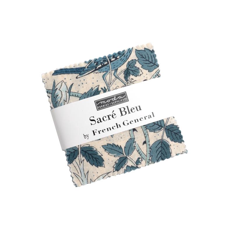 Sacre Bleu Mini Charm Pack by French General for Moda fabrics