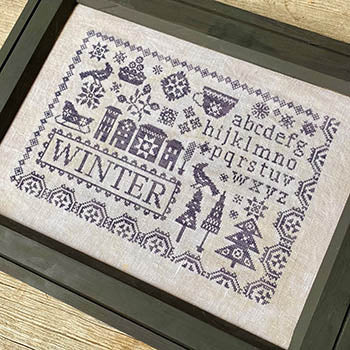Sampler Seasons Winter Cross Stitch Pattern by Blueberry Ridge
