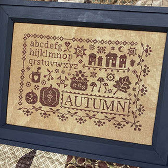Sampler Seasons Autumn Cross Stitch Pattern by Blueberry Ridge